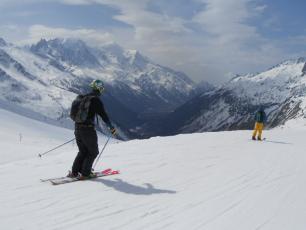 Chamonix valley from Le Tour today